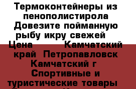 Термоконтейнеры из пенополистирола-Довезите пойманную рыбу икру свежей! › Цена ­ 300 - Камчатский край, Петропавловск-Камчатский г. Спортивные и туристические товары » Другое   . Камчатский край